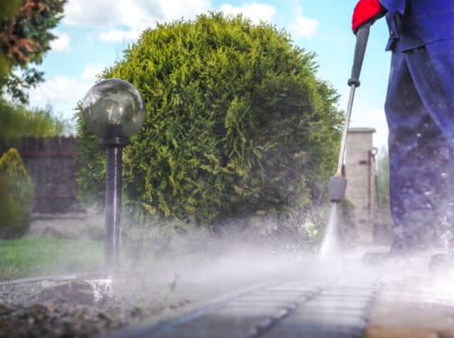 This is a picture of Granite Bay pressure wash service.