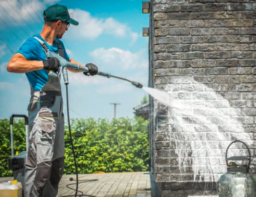 This is a picture of Rocklin pressure washing service.